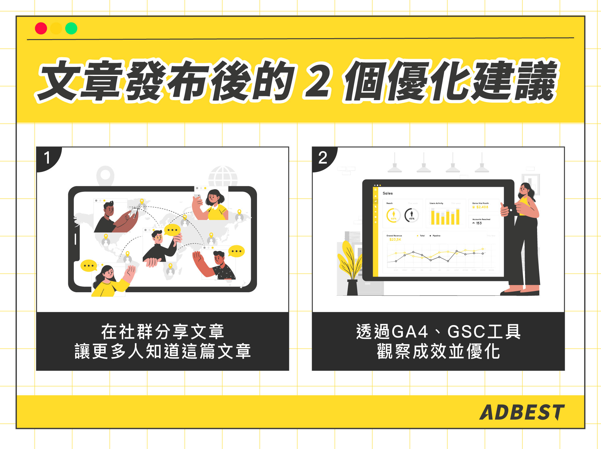 文章發布後的 2 個優化建議