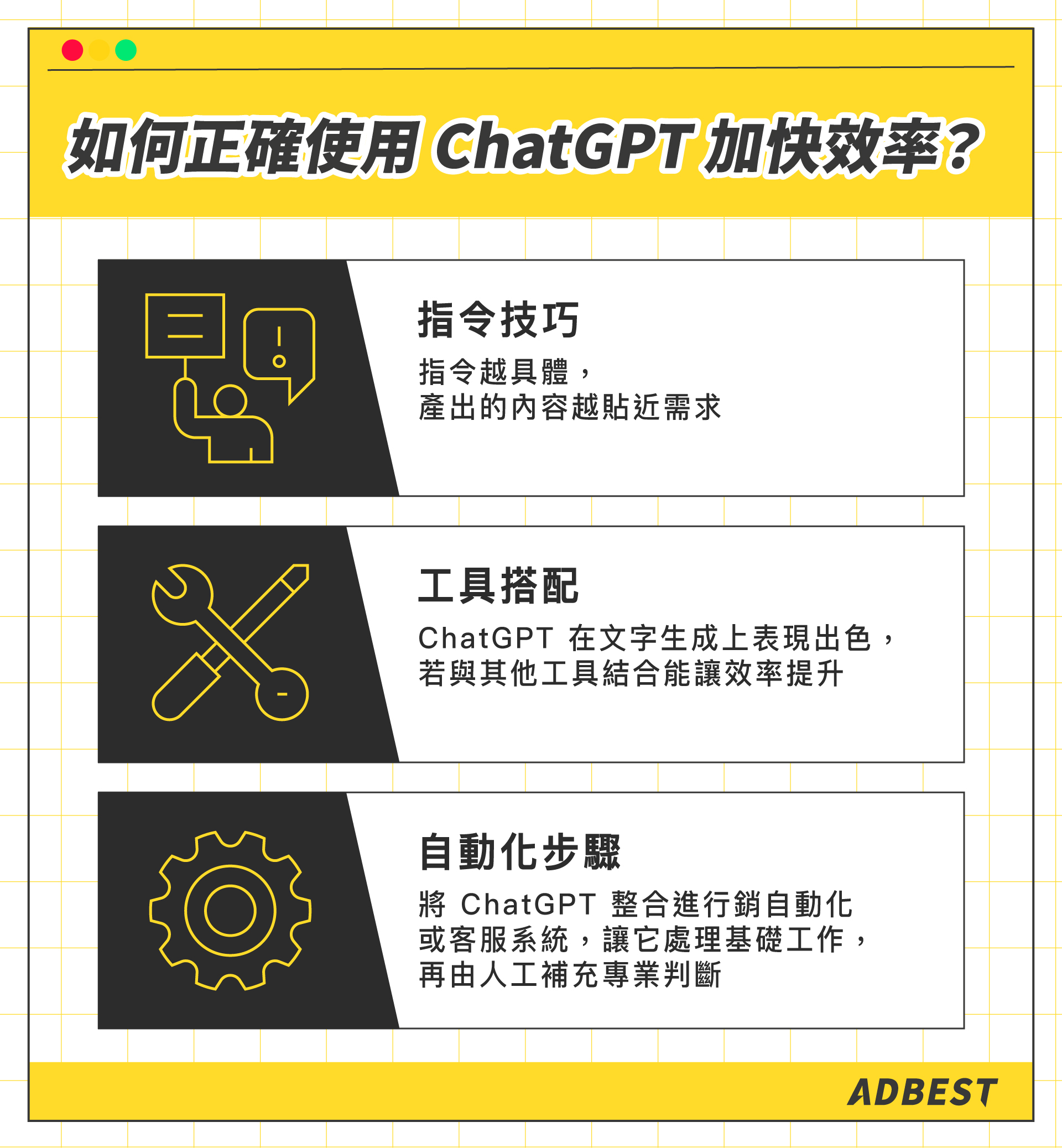 如何正確使用 ChatGPT 加快效率？